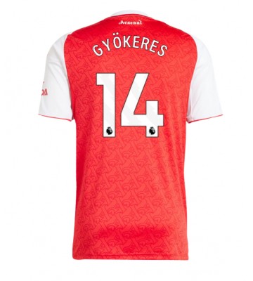 Arsenal Viktor Gyokeres #14 Domácí Dres 2025-26 Krátký Rukáv