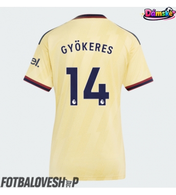 Arsenal Viktor Gyokeres #14 Dámské Alternativní Dres 2026-27 Krátký Rukáv