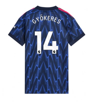 Arsenal Viktor Gyokeres #14 Dámské Venkovní Dres 2025-26 Krátký Rukáv