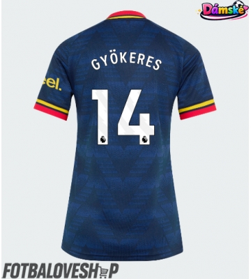 Arsenal Viktor Gyokeres #14 Dámské Venkovní Dres 2026-27 Krátký Rukáv