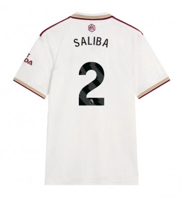 Arsenal William Saliba #2 Alternativní Dres 2025-26 Krátký Rukáv Arsenal William Saliba #2 Alternativní Dres 2025-26 Krátký Rukáv