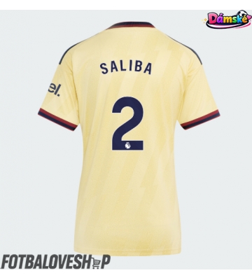 Arsenal William Saliba #2 Dámské Alternativní Dres 2026-27 Krátký Rukáv
