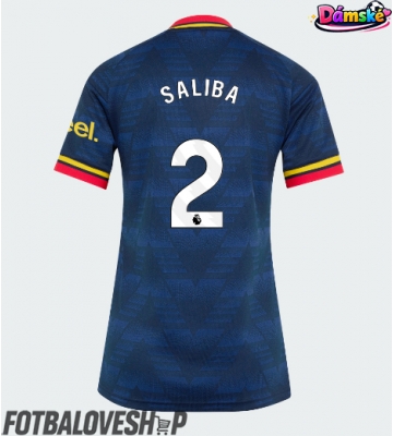 Arsenal William Saliba #2 Dámské Venkovní Dres 2026-27 Krátký Rukáv