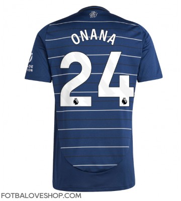 Aston Villa Amadou Onana #24 Alternativní Dres 2024-25 Krátký Rukáv