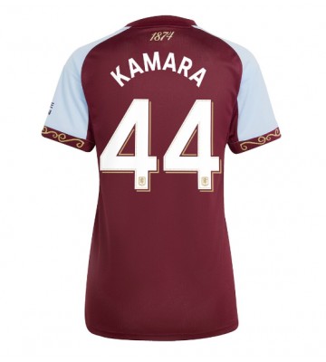 Aston Villa Boubacar Kamara #44 Dámské Domácí Dres 2025-26 Krátký Rukáv