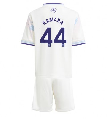 Aston Villa Boubacar Kamara #44 Dětské Alternativní Dres 2025-26 Krátký Rukáv (+ trenýrky)