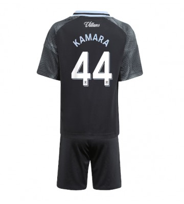 Aston Villa Boubacar Kamara #44 Dětské Venkovní Dres 2025-26 Krátký Rukáv (+ trenýrky)