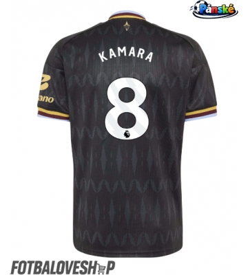 Aston Villa Boubacar Kamara #8 Venkovní Dres 2026-27 Krátký Rukáv
