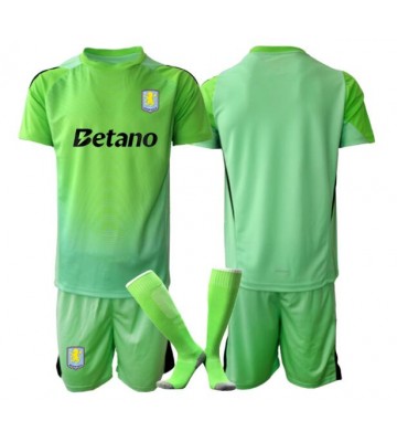 Aston Villa Brankářské Dětské Venkovní Dres 2025-26 Krátký Rukáv (+ trenýrky)