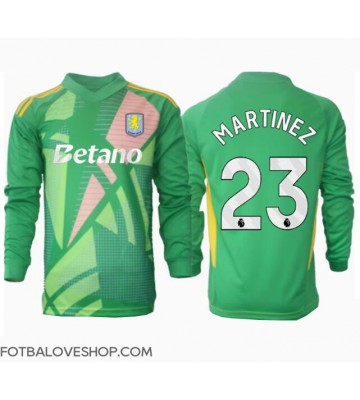 Aston Villa Emiliano Martinez #23 Brankářské Domácí Dres 2024-25 Dlouhý Rukáv