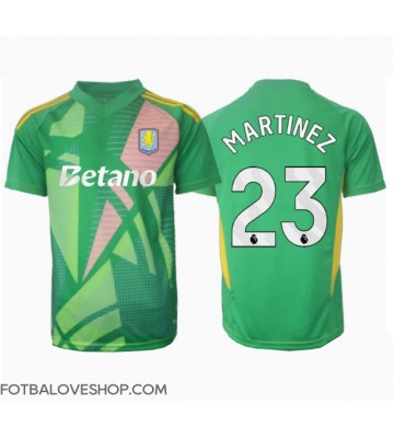 Aston Villa Emiliano Martinez #23 Brankářské Domácí Dres 2024-25 Krátký Rukáv