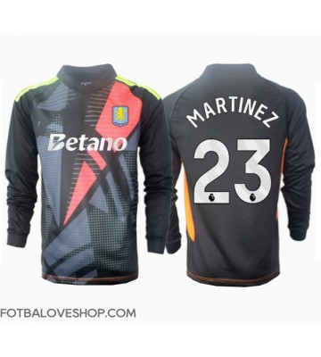 Aston Villa Emiliano Martinez #23 Brankářské Venkovní Dres 2024-25 Dlouhý Rukáv