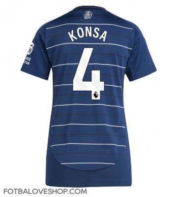 Aston Villa Ezri Konsa #4 Dámské Alternativní Dres 2024-25 Krátký Rukáv