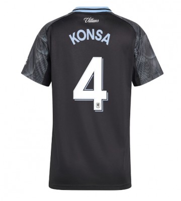 Aston Villa Ezri Konsa #4 Dámské Venkovní Dres 2025-26 Krátký Rukáv