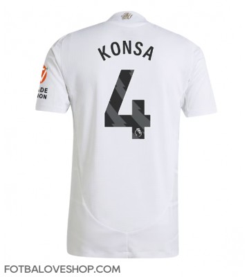 Aston Villa Ezri Konsa #4 Venkovní Dres 2024-25 Krátký Rukáv