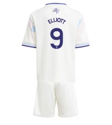 Aston Villa Harvey Elliott #9 Dětské Alternativní Dres 2025-26 Krátký Rukáv (+ trenýrky)