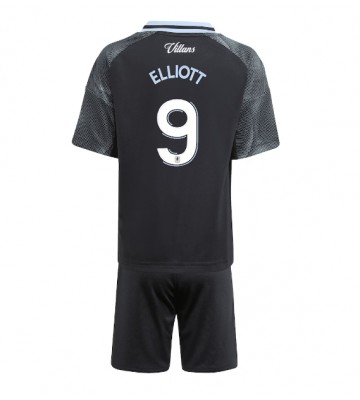 Aston Villa Harvey Elliott #9 Dětské Venkovní Dres 2025-26 Krátký Rukáv (+ trenýrky)