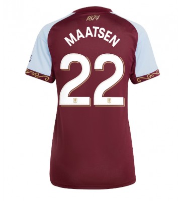 Aston Villa Ian Maatsen #22 Dámské Domácí Dres 2025-26 Krátký Rukáv