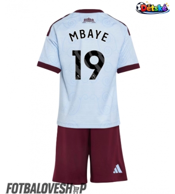 Aston Villa Ibrahim Mbaye #19 Dětské Alternativní Dres 2026-27 Krátký Rukáv (+ trenýrky)