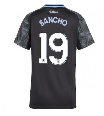 Aston Villa Jadon Sancho #19 Dámské Venkovní Dres 2025-26 Krátký Rukáv