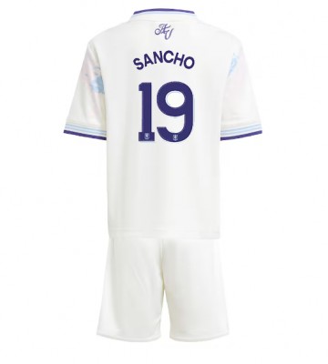 Aston Villa Jadon Sancho #19 Dětské Alternativní Dres 2025-26 Krátký Rukáv (+ trenýrky)