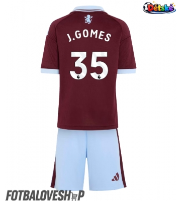Aston Villa Joao Gomes #35 Dětské Domácí Dres 2026-27 Krátký Rukáv (+ trenýrky)