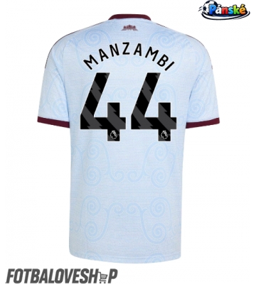 Aston Villa Johan Manzambi #44 Alternativní Dres 2026-27 Krátký Rukáv