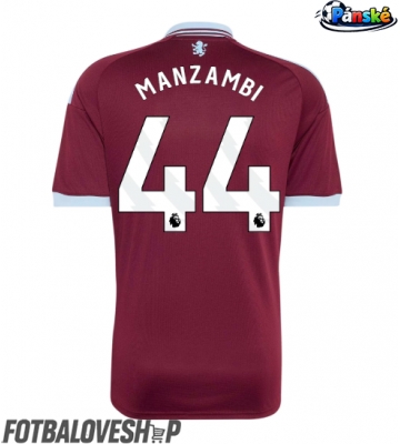 Aston Villa Johan Manzambi #44 Domácí Dres 2026-27 Krátký Rukáv