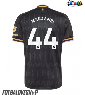 Aston Villa Johan Manzambi #44 Venkovní Dres 2026-27 Krátký Rukáv