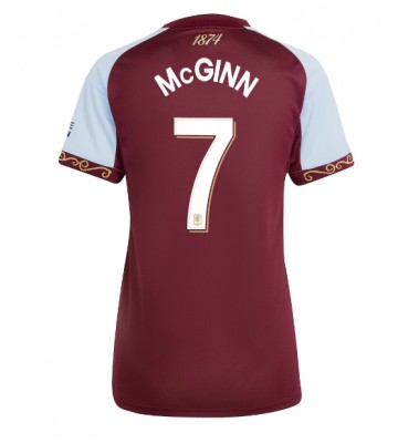 Aston Villa John McGinn #7 Dámské Domácí Dres 2025-26 Krátký Rukáv Aston Villa John McGinn #7 Dámské Domácí Dres 2025-26 Krátký Rukáv