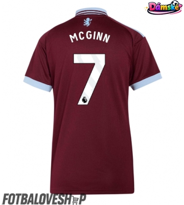 Aston Villa John McGinn #7 Dámské Domácí Dres 2026-27 Krátký Rukáv