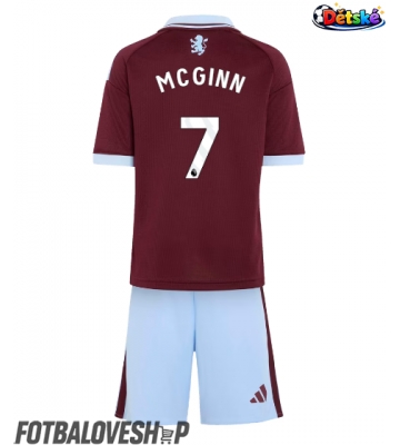 Aston Villa John McGinn #7 Dětské Domácí Dres 2026-27 Krátký Rukáv (+ trenýrky)