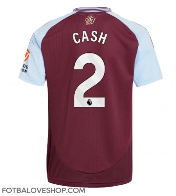 Aston Villa Matty Cash #2 Domácí Dres 2024-25 Krátký Rukáv