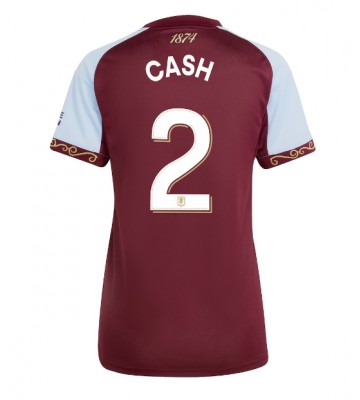 Aston Villa Matty Cash #2 Dámské Domácí Dres 2025-26 Krátký Rukáv Aston Villa Matty Cash #2 Dámské Domácí Dres 2025-26 Krátký Rukáv
