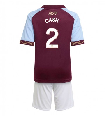 Aston Villa Matty Cash #2 Dětské Domácí Dres 2025-26 Krátký Rukáv (+ trenýrky) Aston Villa Matty Cash #2 Dětské Domácí Dres 2025-26 Krátký Rukáv (+ trenýrky)