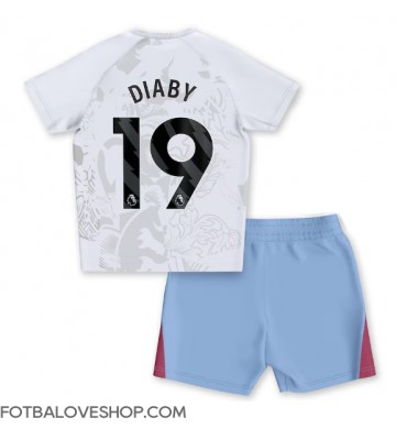 Aston Villa Moussa Diaby #19 Dětské Venkovní Dres 2023-24 Krátký Rukáv (+ trenýrky)