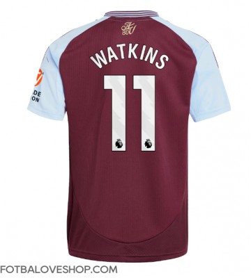 Aston Villa Ollie Watkins #11 Domácí Dres 2024-25 Krátký Rukáv