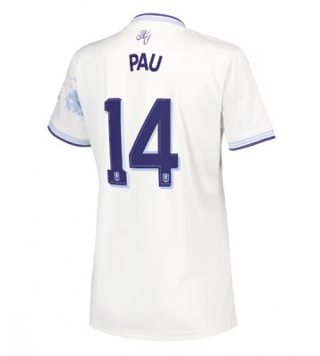 Aston Villa Pau Torres #14 Dámské Alternativní Dres 2025-26 Krátký Rukáv