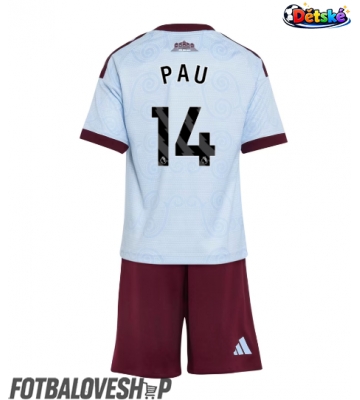 Aston Villa Pau Torres #14 Dětské Alternativní Dres 2026-27 Krátký Rukáv (+ trenýrky)