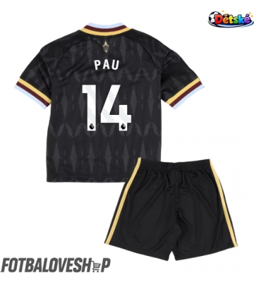 Aston Villa Pau Torres #14 Dětské Venkovní Dres 2026-27 Krátký Rukáv (+ trenýrky)