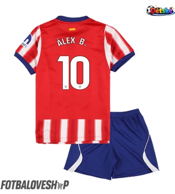 Atletico Madrid Alex Baena #10 Dětské Domácí Dres 2026-27 Krátký Rukáv (+ trenýrky)