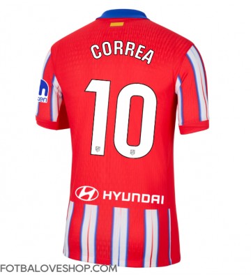 Atletico Madrid Angel Correa #10 Domácí Dres 2024-25 Krátký Rukáv