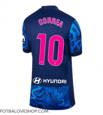 Atletico Madrid Angel Correa #10 Dámské Alternativní Dres 2024-25 Krátký Rukáv