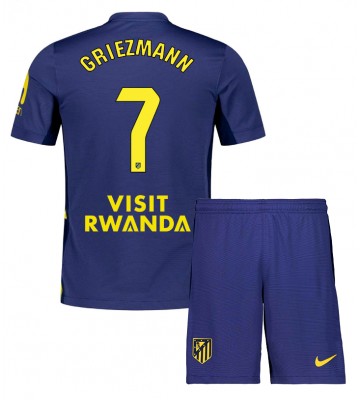 Atletico Madrid Antoine Griezmann #7 Dětské Venkovní Dres 2025-26 Krátký Rukáv (+ trenýrky)