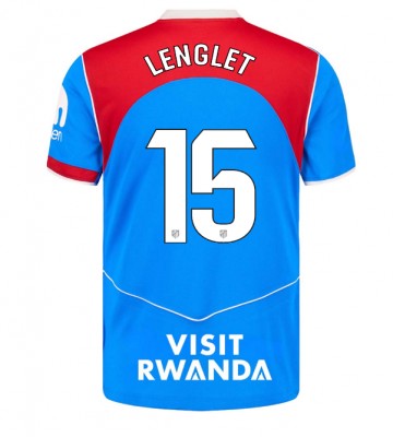 Atletico Madrid Clement Lenglet #15 Alternativní Dres 2025-26 Krátký Rukáv