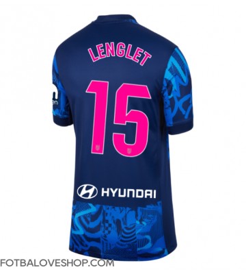Atletico Madrid Clement Lenglet #15 Dámské Alternativní Dres 2024-25 Krátký Rukáv