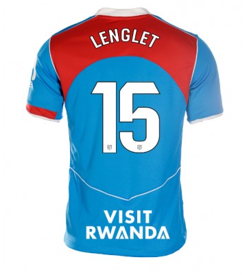 Atletico Madrid Clement Lenglet #15 Dámské Alternativní Dres 2025-26 Krátký Rukáv