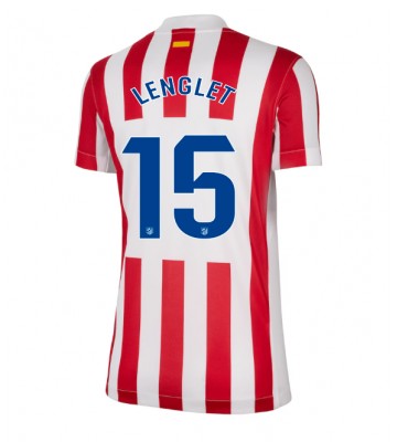 Atletico Madrid Clement Lenglet #15 Dámské Domácí Dres 2025-26 Krátký Rukáv