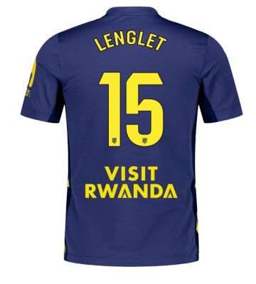 Atletico Madrid Clement Lenglet #15 Venkovní Dres 2025-26 Krátký Rukáv