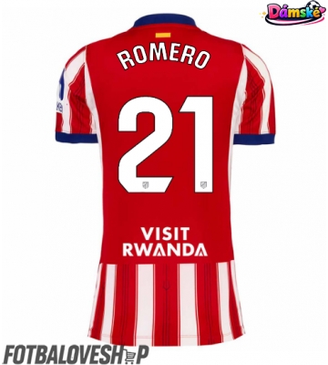 Atletico Madrid Cristian Romero #21 Dámské Domácí Dres 2026-27 Krátký Rukáv